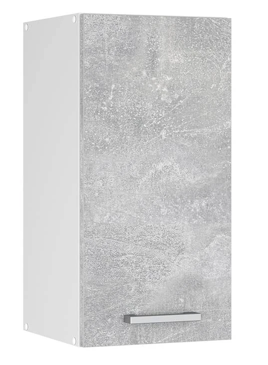 Meuble Haut R-Line 30cm Béton/blanc 3 Meuble Haut R-Line 30cm Béton/blanc