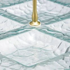 Serviteur Gâteau Carré En Verre -Cuisine Ustensiles Magasin e0585628a0b34f829fc2010b173237a6