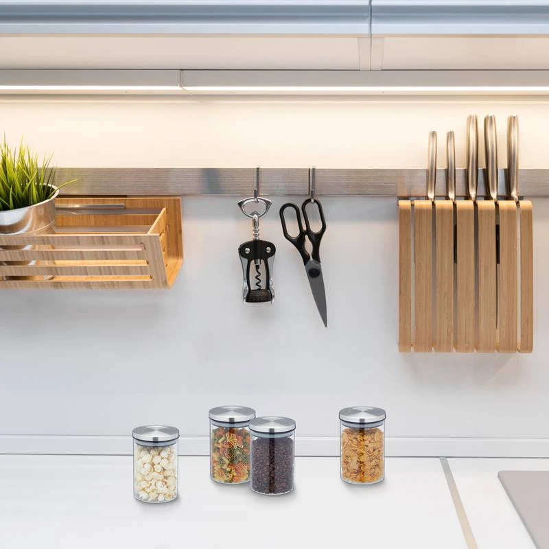 Lot De 4 Bocaux En Verre De 750 Ml 4 Lot De 4 Bocaux En Verre De 750 Ml – Image 2