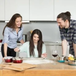 Bol Mélangeur Couvercle Lot 3 Saladiers -Cuisine Ustensiles Magasin e4106e8fa539494abd41645c59b9097b