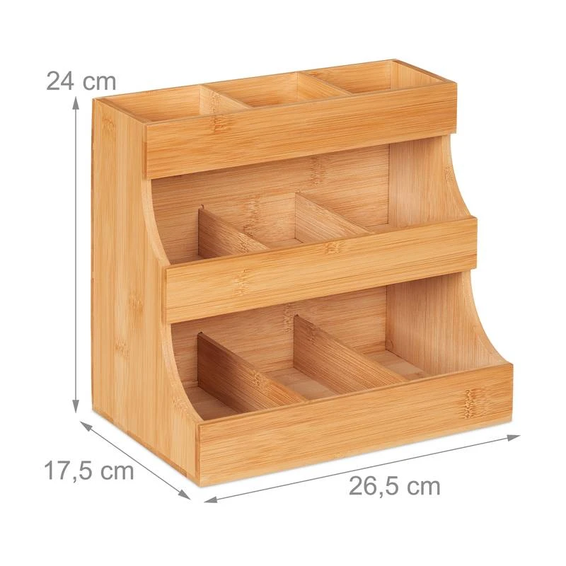 Organiseur Accessoires à Café 9 Casiers 10 Organiseur Accessoires à Café 9 Casiers – Image 8