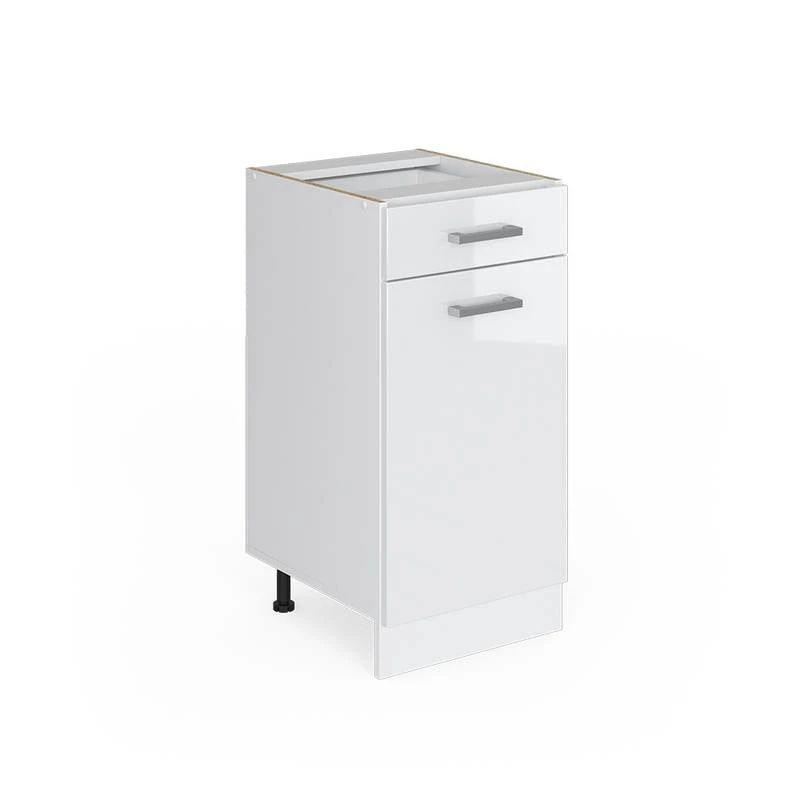 Meuble Bas R-Line 40cm Blanc Brillant 3 Meuble Bas R-Line 40cm Blanc Brillant