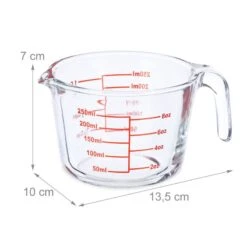 Verre Mesureur 250 Ml -Cuisine Ustensiles Magasin e6dcfec5f3a14d7290a8d4d513f15f61