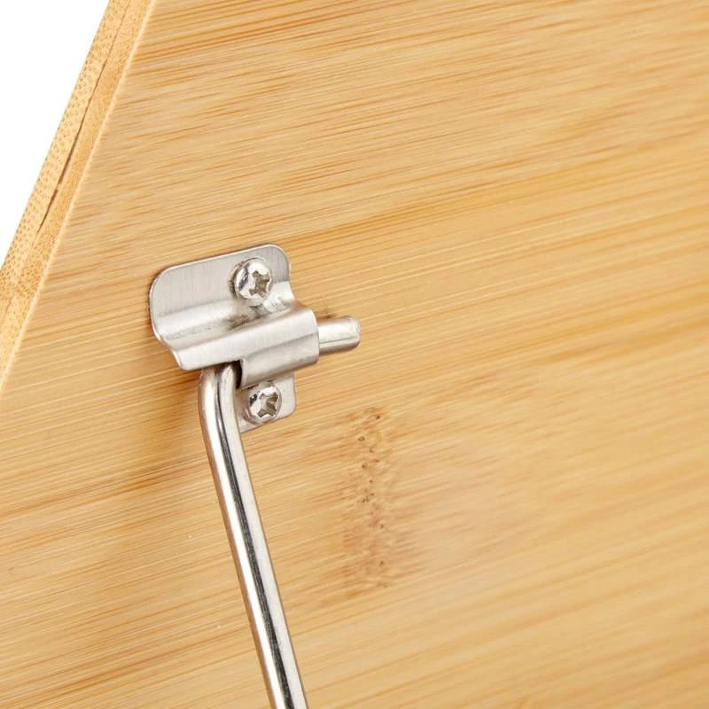 Étagère à épices Bambou 6 Pots Inox 10 Étagère à épices Bambou 6 Pots Inox – Image 8