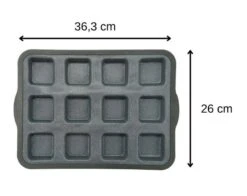 Moule à Gâteaux 12 Carrés -Cuisine Ustensiles Magasin eb3607b03b9540f989c7f4e7b92325c4.cropped 175 216 904 717.processed