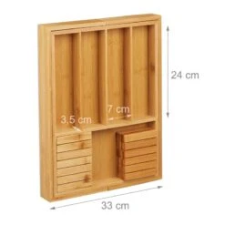 Rangement à Couverts En Bambou Flexible -Cuisine Ustensiles Magasin eb7aa687027d45998a0d775144a17a1d