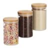 Jeu De 3 Pots De Stockage En Verre 800ml 1 Jeu De 3 Pots De Stockage En Verre 800ml -Cuisine Ustensiles Magasin eb968f26c5a44988a0b97b258a699317