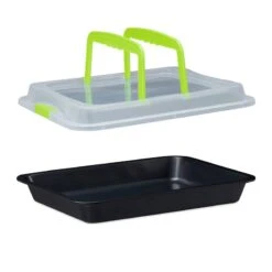 Plat Four Avec Couvercle 3 En 1 -Cuisine Ustensiles Magasin ebd0e9ac77e04d3cbc4184edd7cf2674