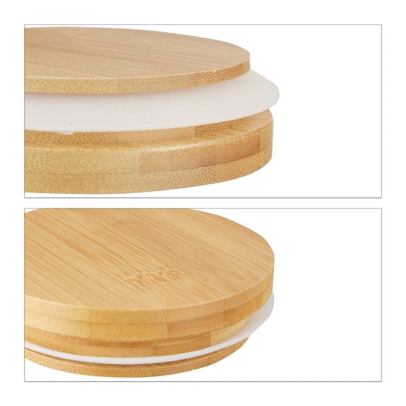 Jeu De 3 Pots De Stockage En Verre 800ml 9 Jeu De 3 Pots De Stockage En Verre 800ml – Image 7