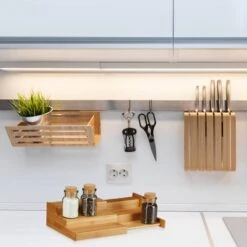 Étagère Épices Bambou 3Étages Extensible -Cuisine Ustensiles Magasin f6d5204e8f5040cfb17cd05ec7af0dfd